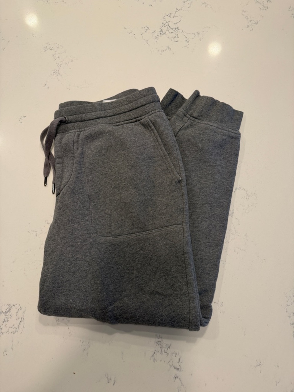 Banana Republic mens Dark Gray Drawstring Sweatpant joggers
